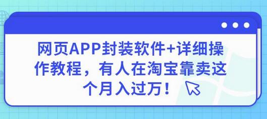 网页APP封装软件【安卓版】+详细操作教程，有人在淘宝靠卖这个月入过万！-蜗牛学社