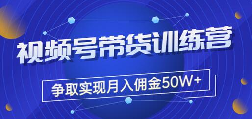 收费4980的《视频号带货训练营》争取实现月入佣金50W+（课程+资料+工具）-蜗牛学社