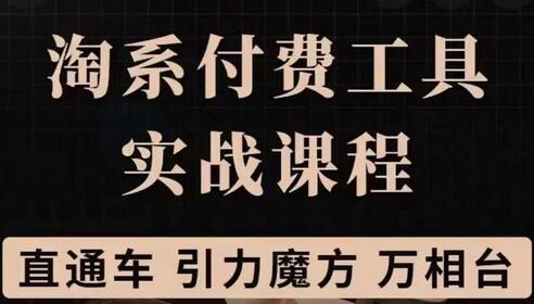 淘系付费工具实战课程【直通车、引力魔方】战略优化，实操演练（价值1299）-蜗牛学社