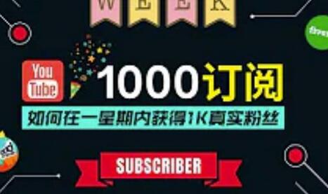 油管涨粉教程：一星期内获得1000真实粉丝，免费且快速的方法操作简单-蜗牛学社