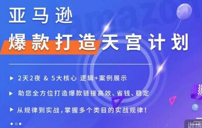 亚马逊爆款打造天宫计划，5大核心逻辑+案例展示，助你全方位打造爆款链接高效、省钱、稳定-鲤鱼笔记