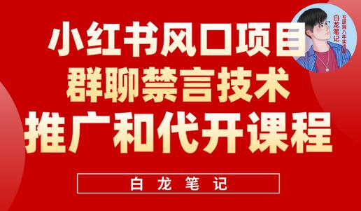 小红书风口项目日入300+，小红书群聊禁言技术代开项目，适合新手操作-鲤鱼笔记