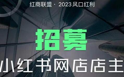 红商联盟·小红书无货源电商1.0，0粉丝无需囤货，小白也可以轻松上手的无货源项目-蜗牛学社