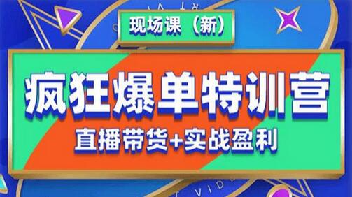 抖音短视频疯狂爆单特训营现场课（新）直播带货+实战案例-鲤鱼笔记