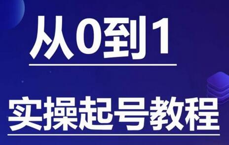 石野·小白起号实操教程，​掌握各种起号的玩法技术，了解流量的核心-鲤鱼笔记