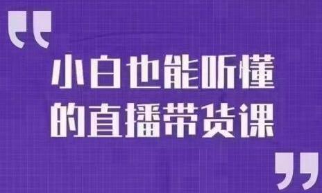 大威本威·小白也能听懂的直播带货课，玩转直播带货，轻松出单-鲤鱼笔记