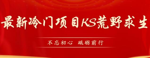 外面卖890元的快手直播荒野求生玩法，比较冷门好做（教程详细+带素材）-鲤鱼笔记