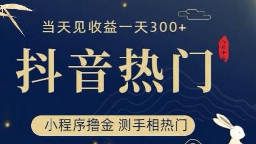 抖音最新小程序撸金，测手相上热门，当天见收益一小时变现300+-鲤鱼笔记