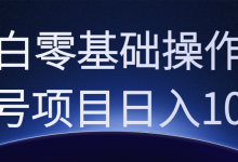 小白零基础操作美女号项目日入100+【视频教程】-蜗牛学社