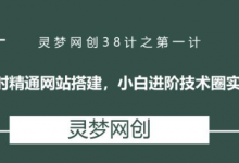 灵梦网创38计之第一计：零基础一小时精通网站搭建，小白进阶技术圈实现年入20万-蜗牛学社