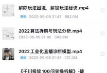 尹晨2022年四节新课，2022算法拆解与玩法分析，千川投放100问实操拆解-蜗牛学社